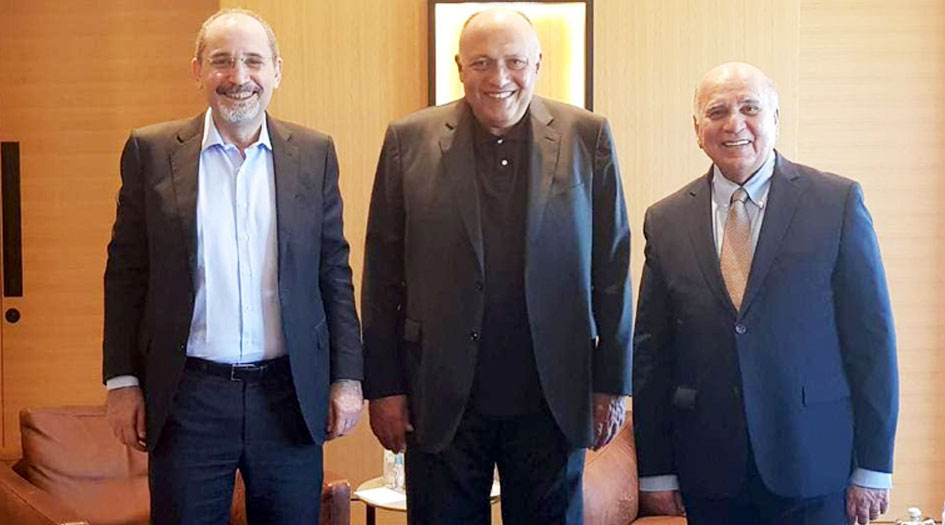 وزراء خارجية العراق والأردن ومصر يجتمعون في دبي