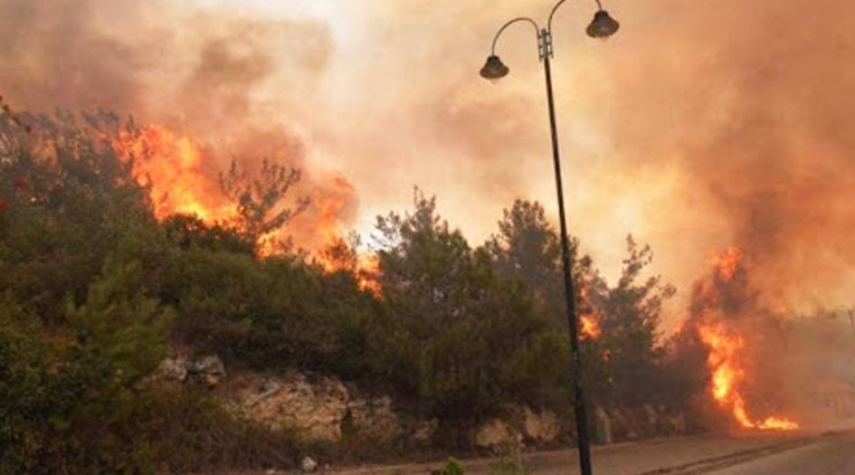 لبنان.. السيطرة على الحرائق رغم هبوب الرياح القوية