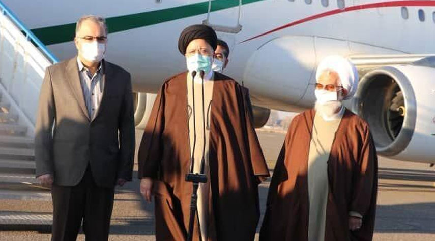 رئيسي يرافق عدداً من الوزراء في زيارة تفقدية لمحافظة زنجان