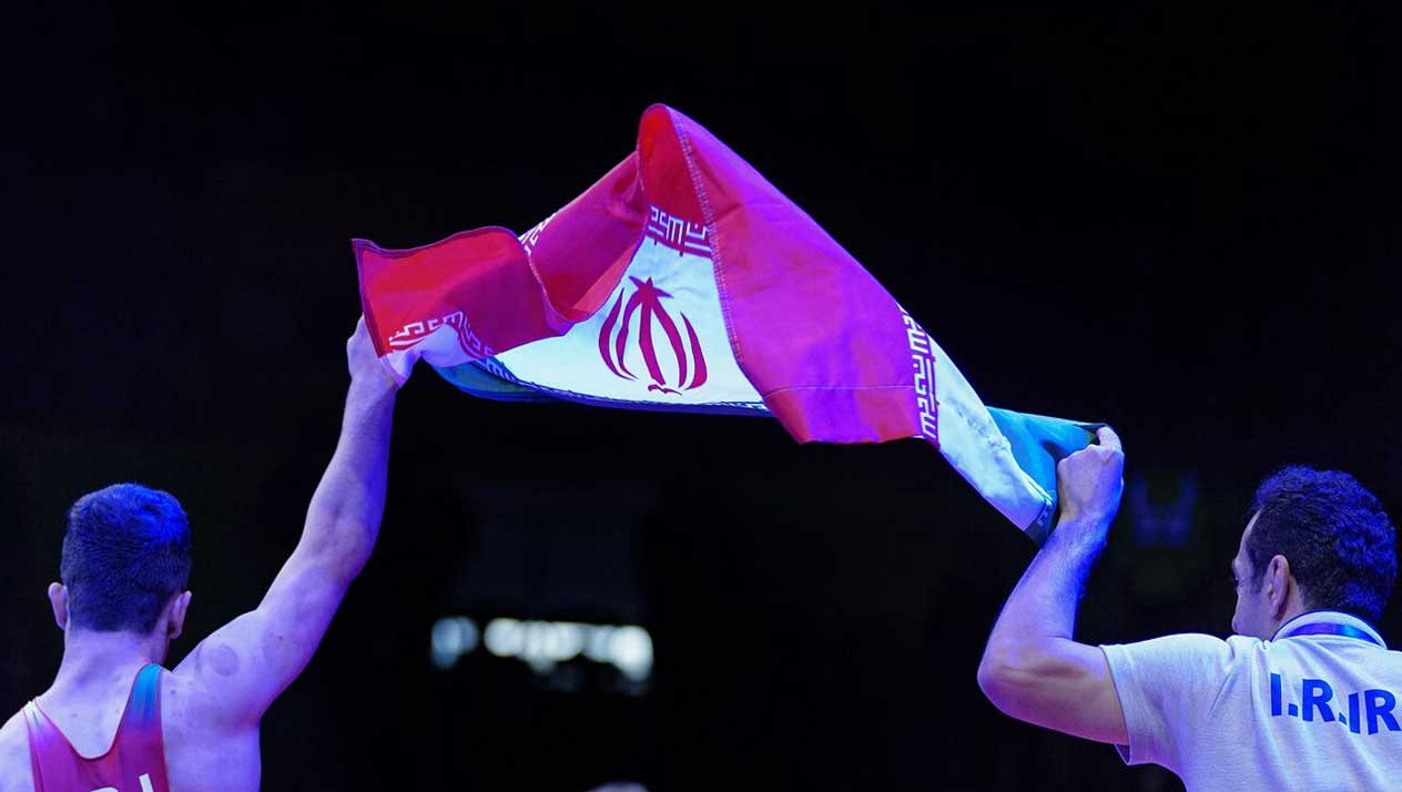 ايران تفوز بلقب بطولة العالم العسكرية للمصارعة الرومانية