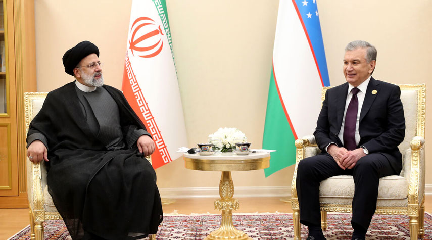 الرئيس رئيسي: مستعدون لرفع مستوى التعاون الشامل مع أوزبكستان