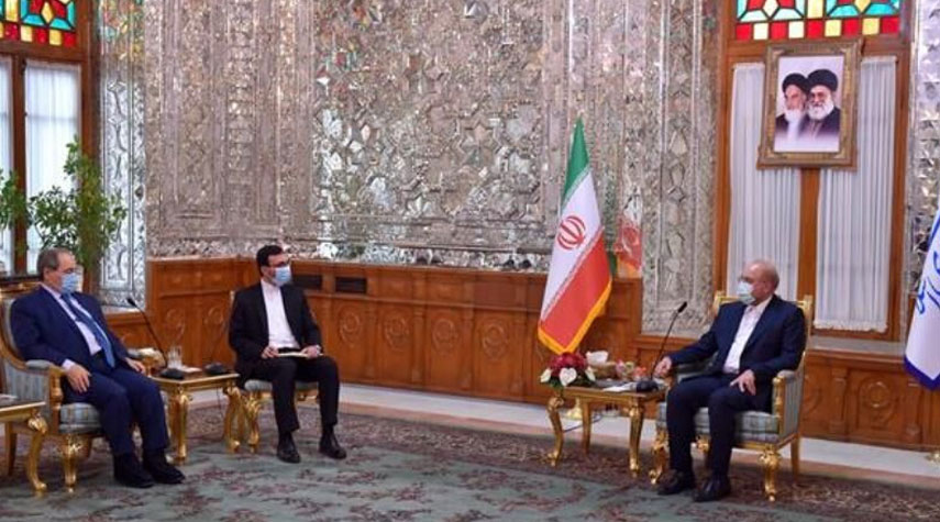 قاليباف يؤكد أهمية دعم القطاع الخاص في إيران وسوريا