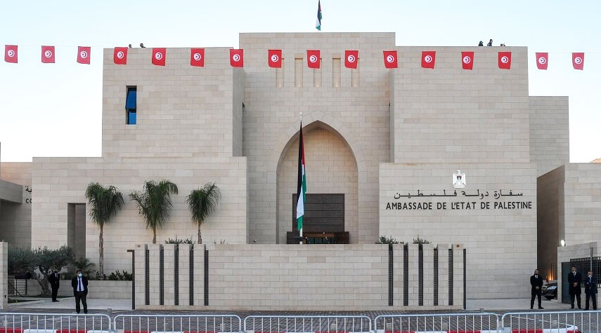 سعيد وعباس يشرفان على تدشين المقر الجديد لسفارة فلسطين