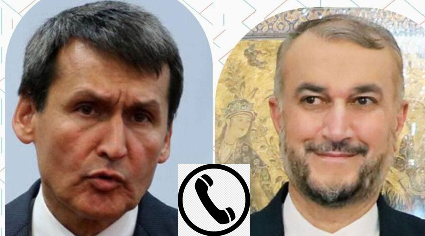 مباحثات هاتفية بين عبد اللهيان ونظيره التركمانستاني بشأن العلاقات الثنائية