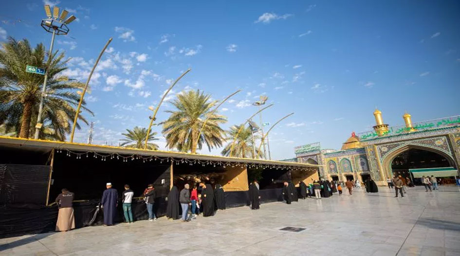 العراق.. الانتهاء من نصب أجنحة مهرجان الأحزان الفاطميّ+صور