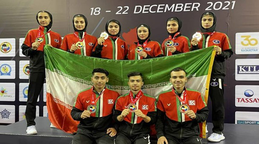 إيران تتصدر ترتيب الفرق ببطولة آسيا للكاراتيه 2021