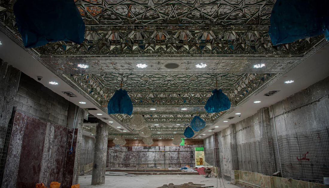 بالصور.. مشروع السراديب داخل مرقد الإمام الحسين (ع)