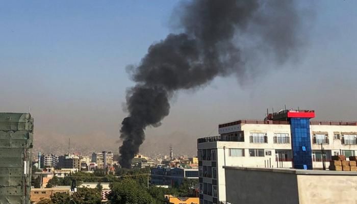 انفجار امام مديرية الجوازات في كابول