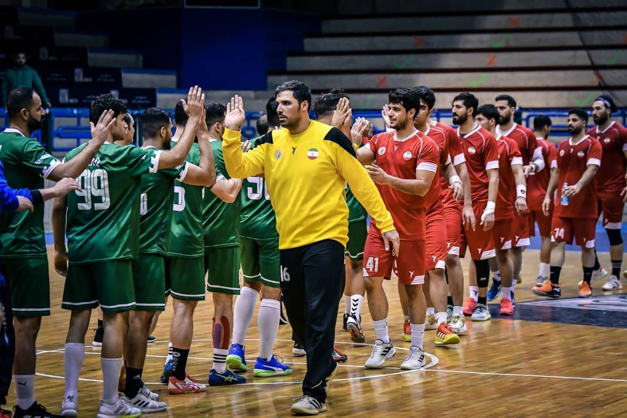  المنتخب الايراني يهزم نظيره العراقي في مباراة ودية بكرة اليد