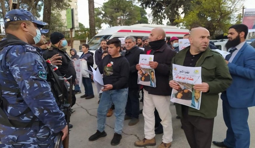 مسيرة حاشدة للجهاد الإسلامي دعماً للأسير أبو هواش