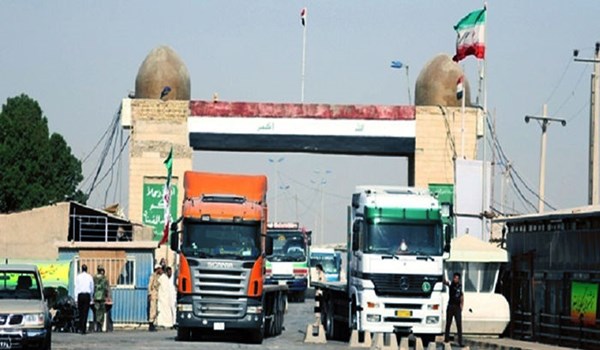 تزايد صادرات السلع الإيرانية إلى العراق عبر معبر جذابة