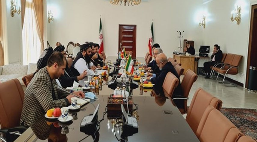 وزير خارجية طالبان يلتقي في طهران مبعوث ايران الى افغانستان
