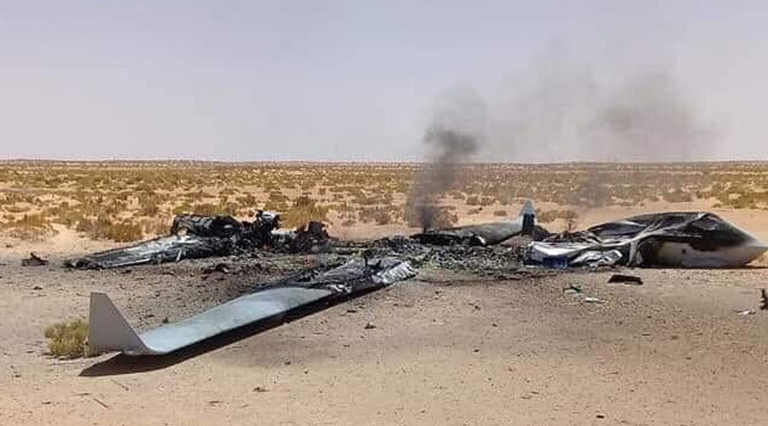 الدفاعات الجوية اليمنية تسقط طائرة تجسس إماراتية في شبوة