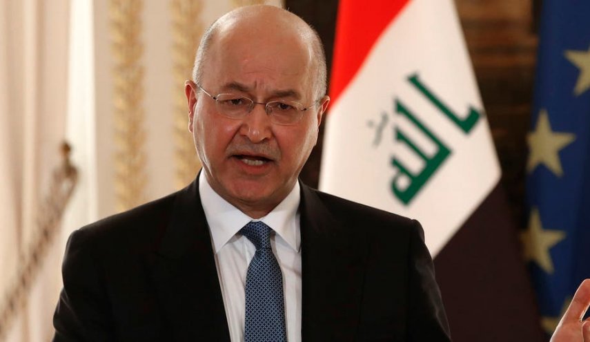 الرئيس العراقي يعلق على تفجيرات بغداد