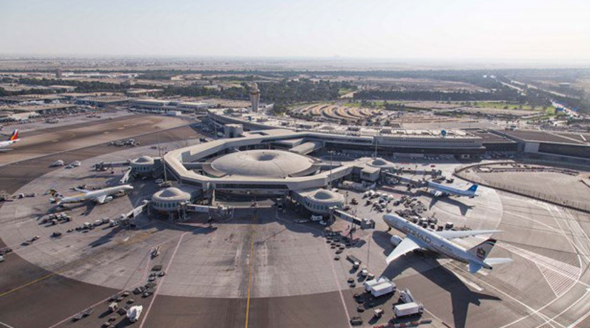 مصادر ملاحية تؤكد توقف الملاحة في مطار أبوظبي الدولي +صور
