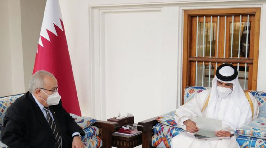 أمير قطر يتسلّم رسالة من رئيس الجزائر