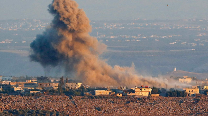 القوات التركية تقصف بالمدفعية قرية أبو راسين بريف الحسكة السوري