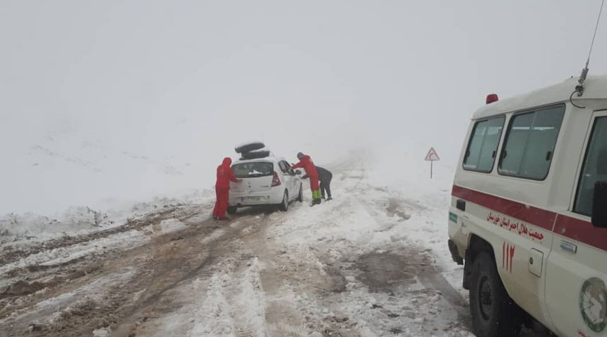 موجة من البرد والثلوج تجتاح الكثير من المناطق في إيران