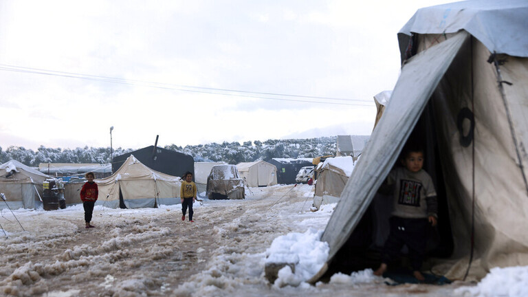 مصرع 3 أطفال سوريين بسبب البرد القارس