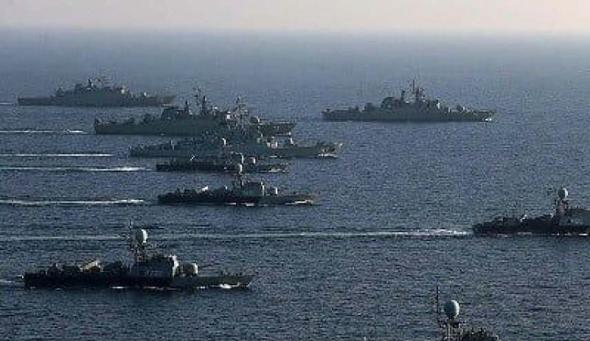 البحرية الايرانية تستقبل السفن الصينية والروسية