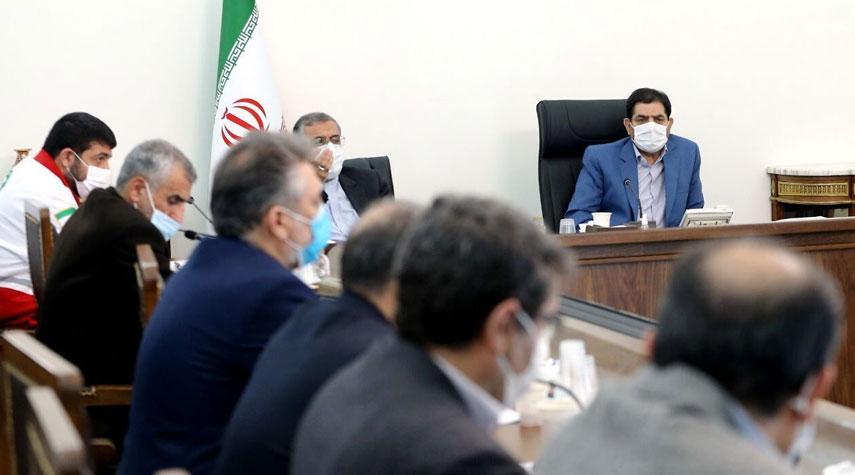 نائب الرئيس الإيراني يؤكد على تطبيق قرارات لجنة مكافحة كورونا بصورة جادة وعاجلة