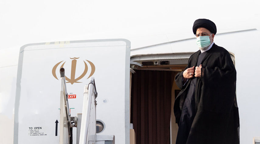 الرئيس الإيراني يصل الى الدوحة