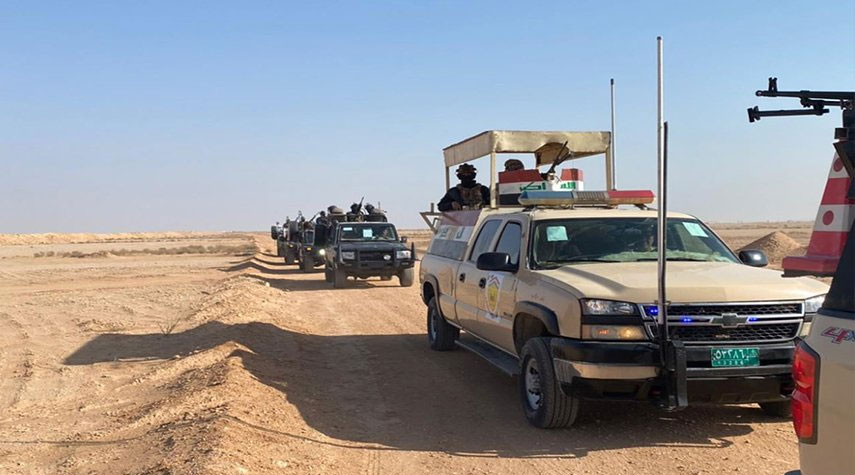 بالصور..إنطلاق عملية عسكرية لتأمين صحراء كربلاء في العراق