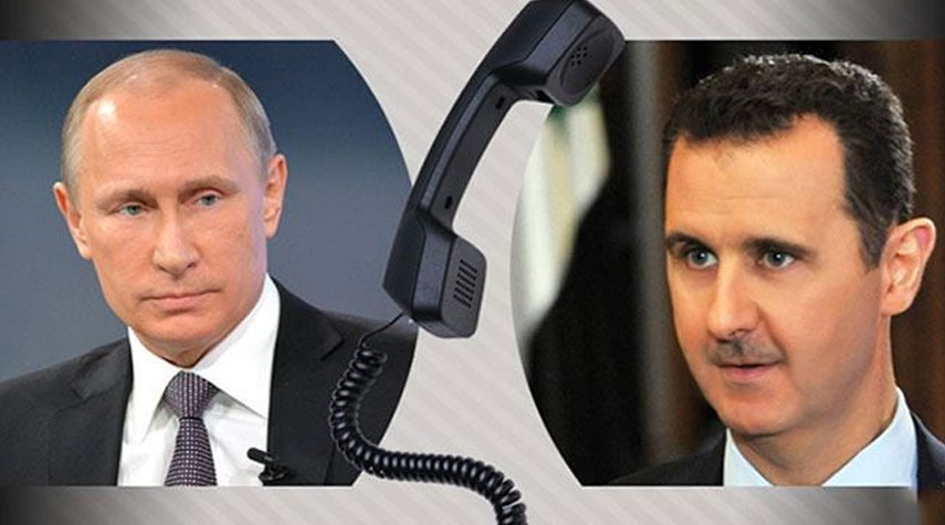 الكرملين: بوتين يشكر الأسد على موقفه بشأن العملية الروسية