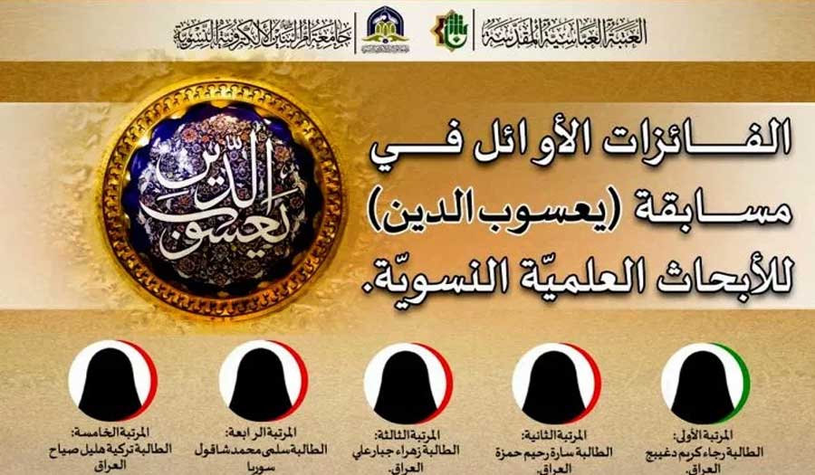 ختام مسابقة "يعسوب الدين" للأبحاث العلمية النسوية