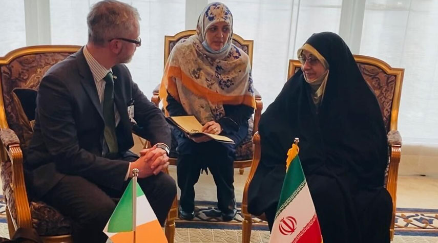 نائبة الرئيس الإيراني: يجب إيصال صوت النساء في ظروف الحرب والحظر الى أسماع العالم
