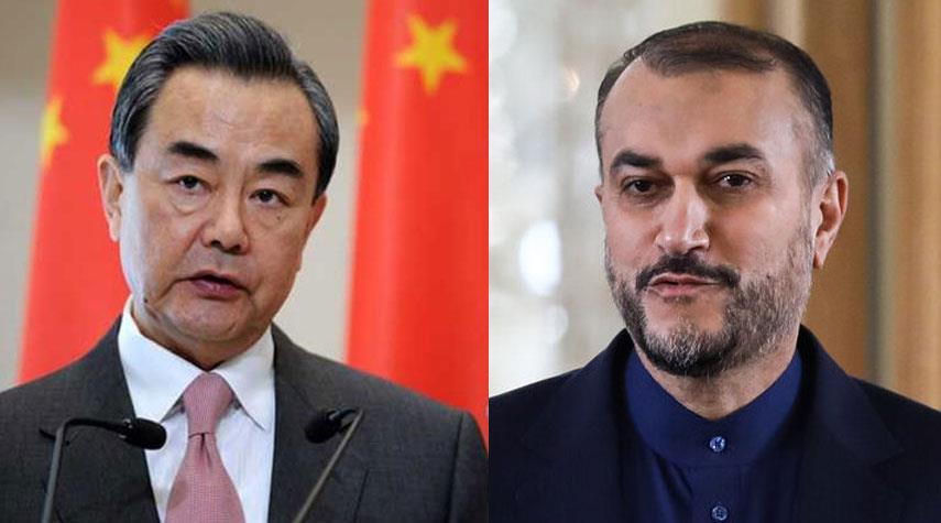 إيران والصين تشددان على التصدي للعقوبات الأحادية الجانب