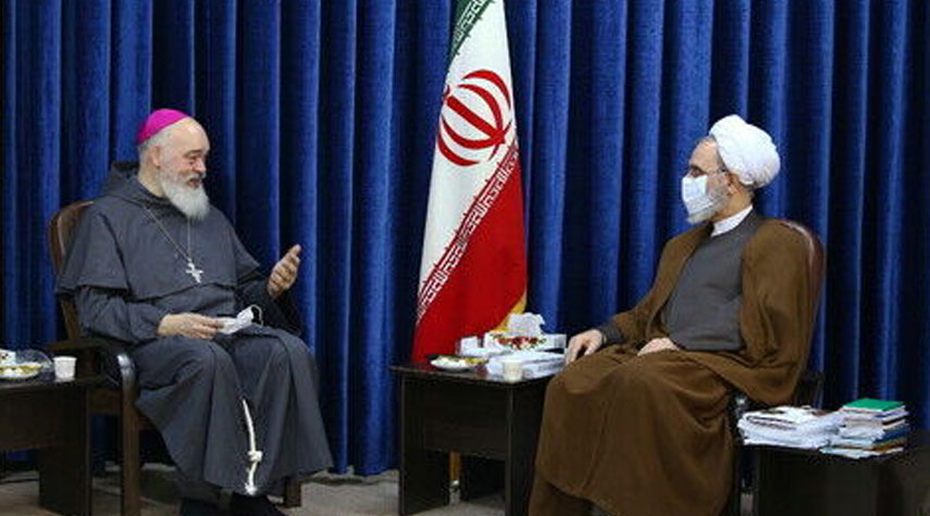 الكنيسة الكاثوليكية في ايران: استقرار البشرية يتحقق بالصداقة بين الأديان السماوية
