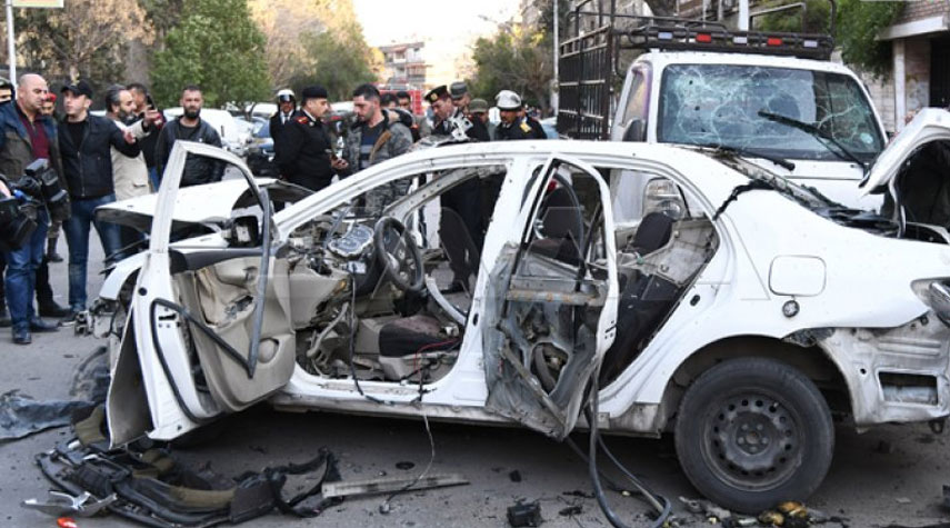 إنفجار عبوة ناسفة على طريق المتحلق الجنوبي في دمشق