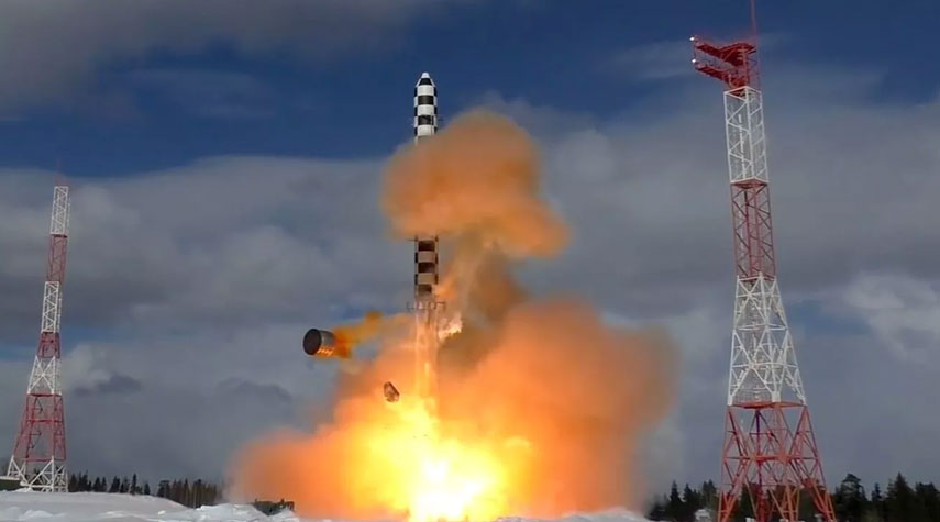 روسيا تعلن عن نجاح إطلاق صاروخ "سارمات" الباليستي