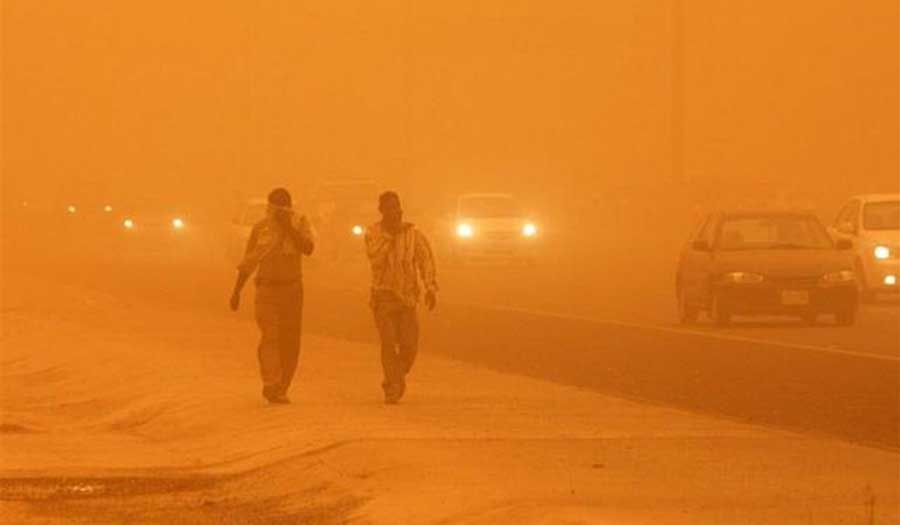 العراق: نحو 800 حالة اختناق في النجف وكربلاء إثر العاصفة الترابية