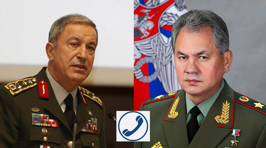 وزيرا الدفاع الروسي والتركي يبحثان الوضع في أوكرانيا