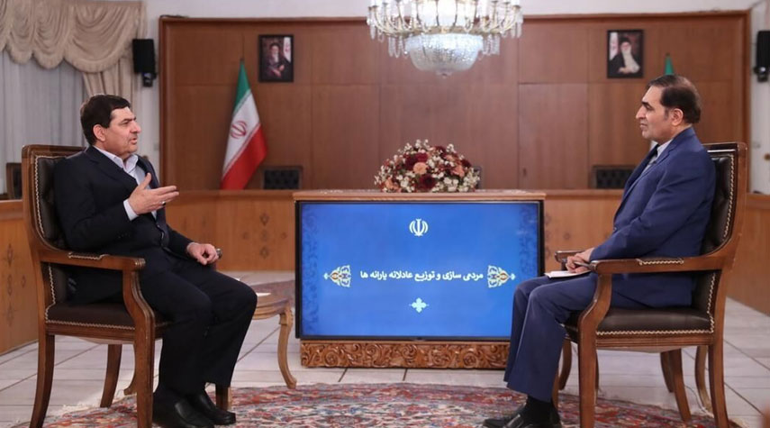 نائب الرئيس الإيراني يؤكد استمرار الدعم الحكومي للأدوية والخبز