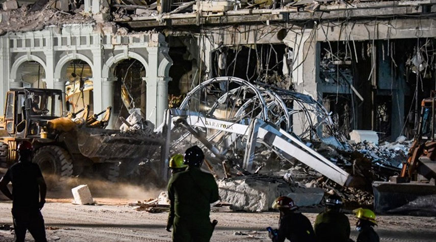 إيران تعزي كوبا بضحايا انفجار فندق هافانا