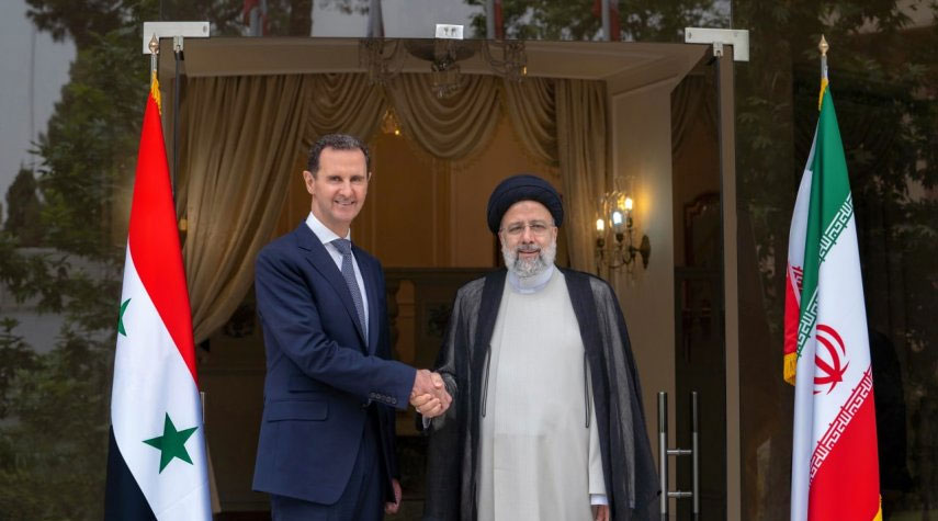 رئيسي والأسد يؤكدان أهمية توسيع العلاقات بين إيران وسوريا +صور