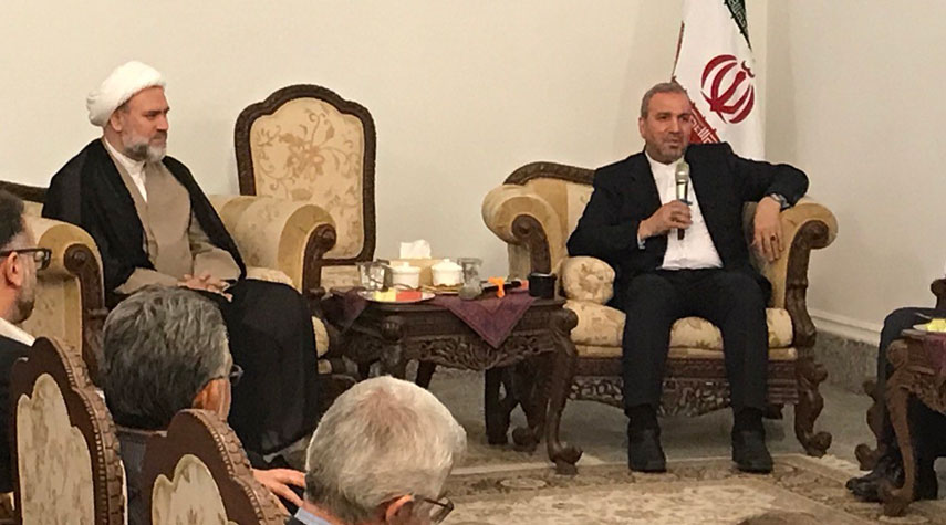 السفير الايراني الجديد آل صادق يصل العاصمة بغداد