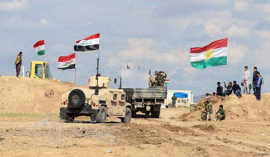 عمليات تطهير محوري كفري وخورماتو من الارهابيين بمشاركة القوات العراقية والبيشمركة