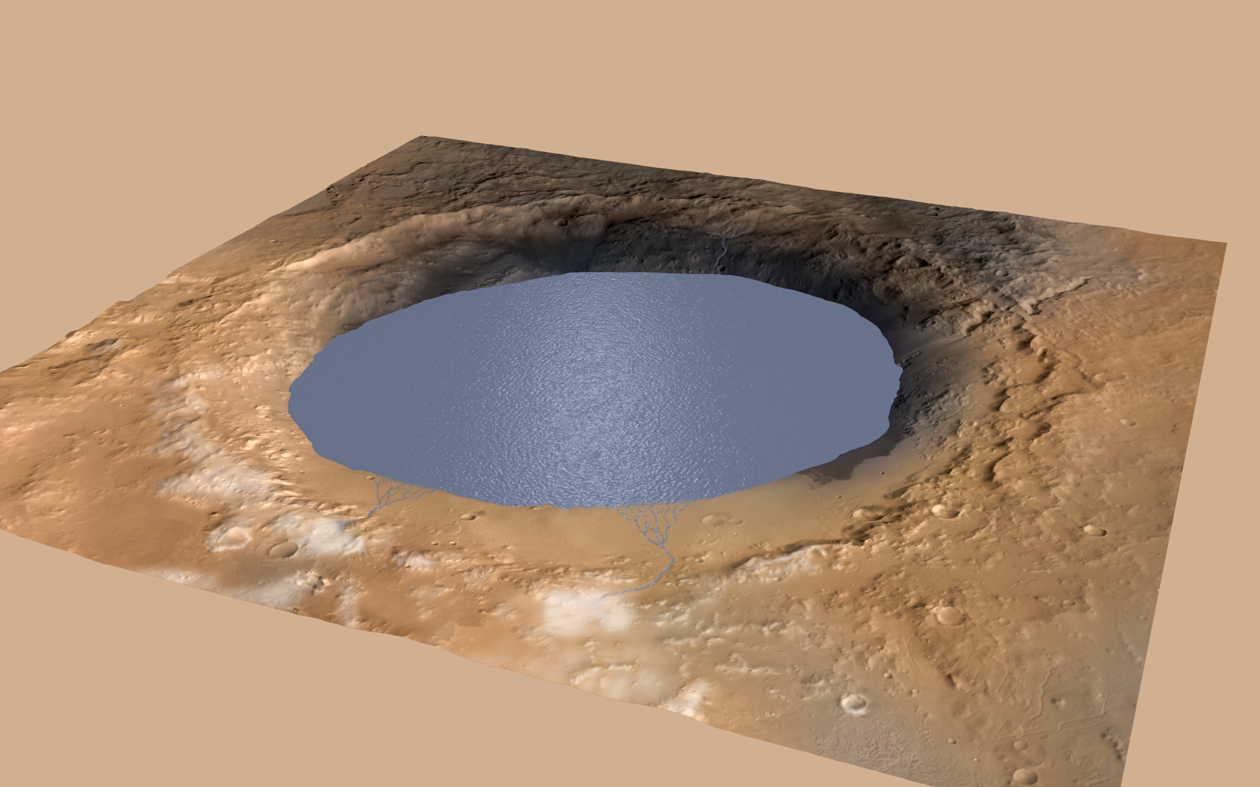العثور على الماء في المريخ