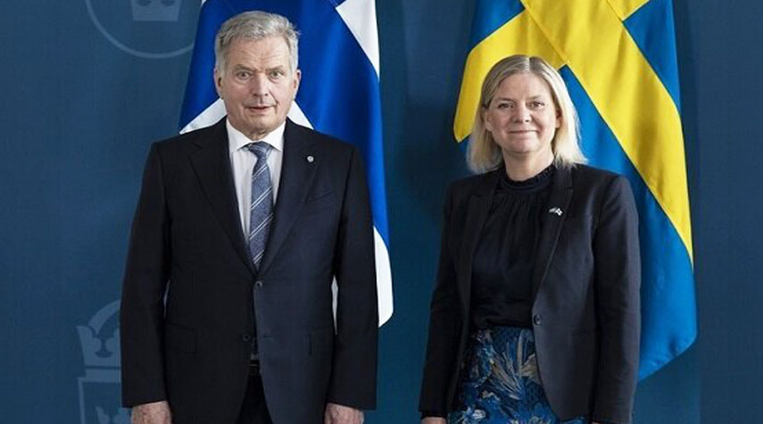 السويد وفنلندا تطلبان رسميا الانضمام الى حلف شمال الاطلسي