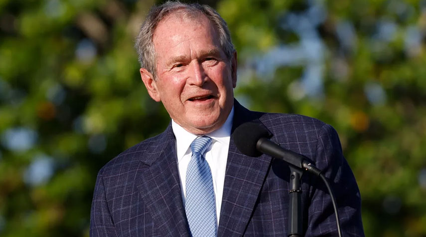 لسان بوش الابن يفضحه وينطق بحقيقة ما جرى في العراق