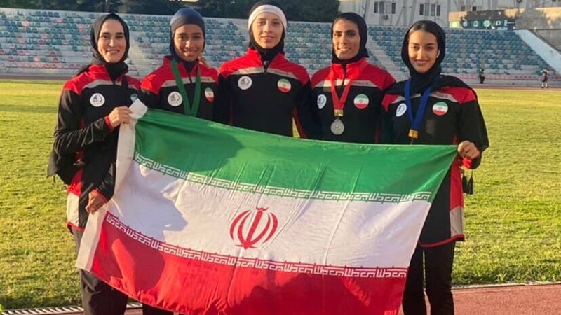 منتخب إيران للسيدات يحرز ميداليات في مسابقات ألعاب القوى