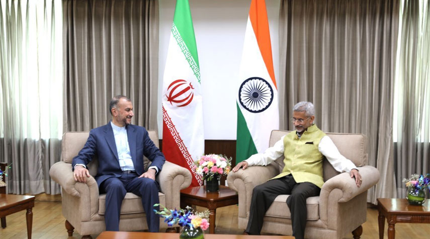عبد اللهيان يؤكد ضرورة إعداد خارطة طريق للتعاون الاستراتيجي بين إيران والهند