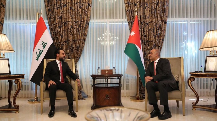 رئيس البرلمان العراقي يجري مباحثات مع رئيس الوزراء الأردني