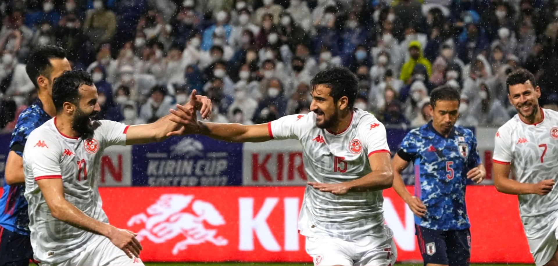 تونس تفوز بكأس كيرين الودية بعد اكتساح اليابان 