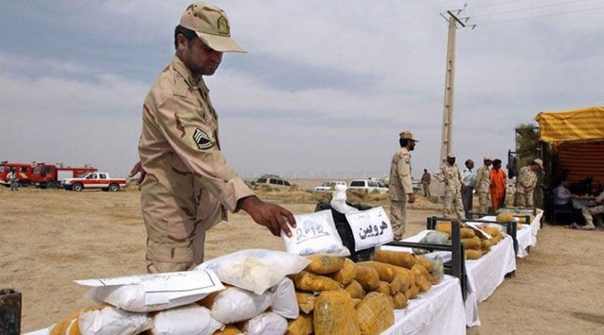 ضبط أكثر من طن من المخدرات في سيستان وبلوشستان جنوب شرق إيران