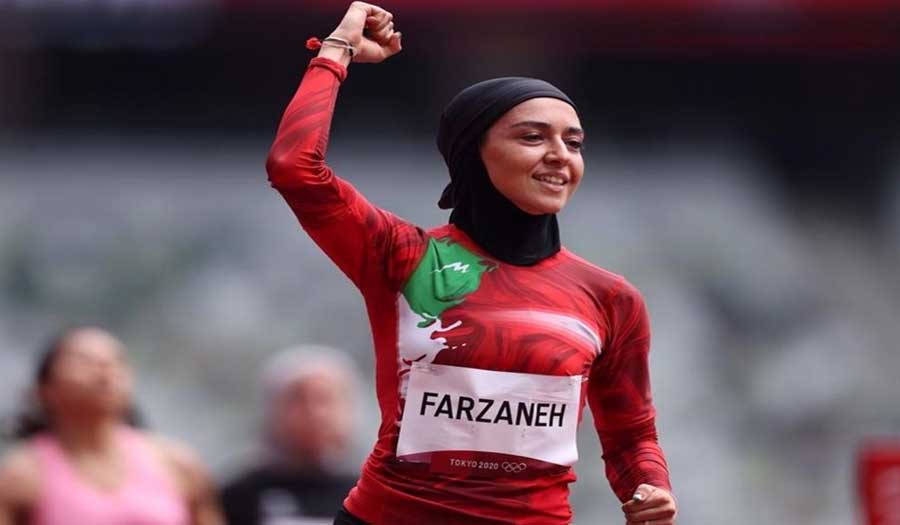 عداءة إيرانية تحطم الرقم القياسي في سباق 100 متر 
